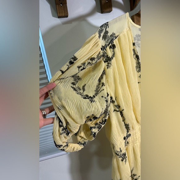 NWT GANNI Pleated Georgette Mini Dress FR40 / US8 - Picture 14 of 16